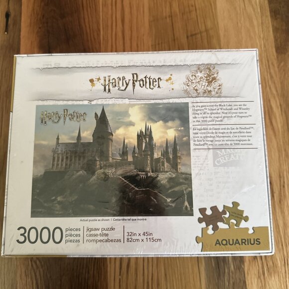Aquarius Harry Potter Hogwarts Puzzle - 3000 Piece New Sealed Jigsaw - Picture 4 of 5